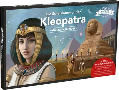 Produktbild von Escape Experience Adventskalender - Die Schatzkammer der Kleopatra