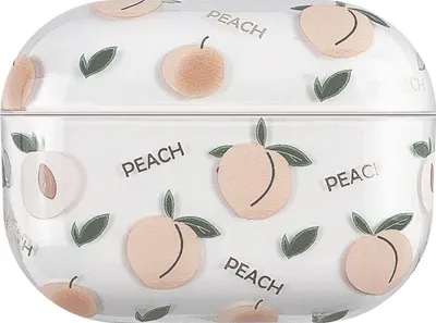 Produktbild von Mobigear Design Apple AirPods Pro 2 Hardcase Hülle - Peach