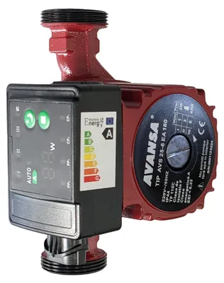 Zdjęcie produktu dla AVANSA AUTO 25-6/180 E Elektroniczna pompa obiegowa CO 230 V – DN25 1½", 180 mm, 6 m, klasa A