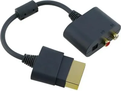 Zdjęcie produktu dla Bigben Interactive XB360AUDIOCABLE, Czarny, Xbox 360, 0,2 m, 132 mm, 32 mm, 230 mm