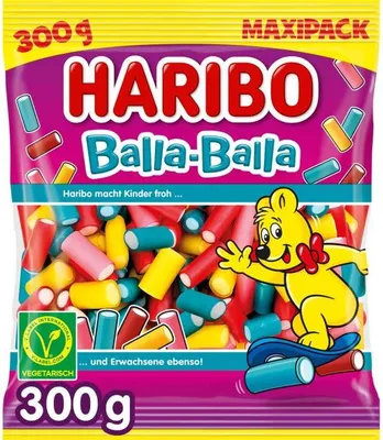 Produktbild von Haribo Balla-Balla vegetarisch 300g