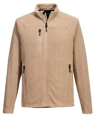 Obrázok produktu pre Ev4 Textúrovaná flísová bunda – veľkosť XXXL – khaki – Portwest