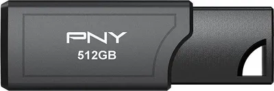 Produktbild von PNY Pro Elite V3, 512 GB, USB Typ-A, 3.2 Gen 2 (3.1 Gen 2), 1000 MB/s, Dia, Schwarz