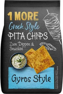 Produktbild von 1 More Greek Style Pita Chips Gyros Style 90g