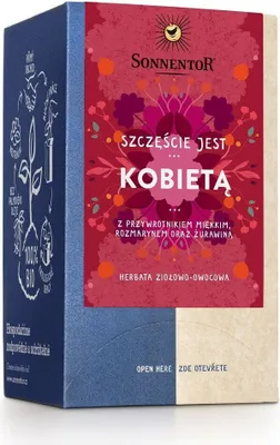 Obrázok produktu pre Sonnentor 02579, Bylinkový čaj, 30,6 g, rozmarín, Brusnica, 1,7 g, 18 kusov, papierová škatuľa