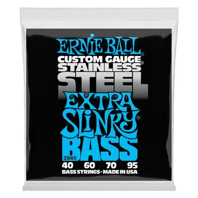 Produktbild von Ernie Ball Stainless Steel Extra Slinky Basssaiten 40-95 (2845)