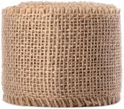 Produktbild von Juteband 10 cm x 5 m – 100% Natur Jute Rolle | Umweltfreundliches Dekoband für Basteln, Geschenke, Hochzeit & DIY Dekoration