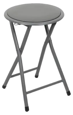 Produktbild von Klapphocker Küchenhocker Sitzhocker Grau
