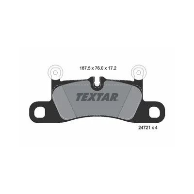 Produktbild von Textar Bremsbeläge hinten für Porsche Cayenne VW Touareg 3,0 - 4,8 TSI FSI S E D