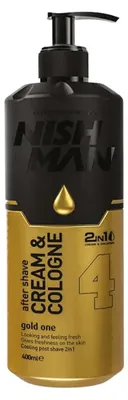 Obrázek produktu pro NISHMAN Balzám po holení a toaletní voda 400 ml - 05 Invisible Touch Silver