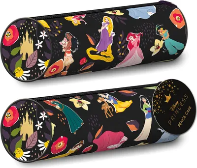 Obrázek produktu pro Disney - Penál - Princezny - Tmavě květinový