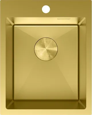 Produktbild von Mexen Solix Edelstahlspüle 1-beckig 400 x 500 mm, gold - 6406401000-55