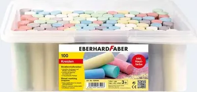 Produktbild von Eberhard Faber Ef-526599 Stoepkrijt Glitter 100 Stuks In Bak