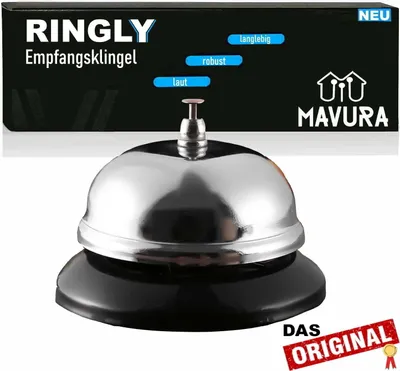 Produktbild von RINGLY Empfangsklingel Tischklingel Conciergeklingel Rezeptionsklingel Glocke