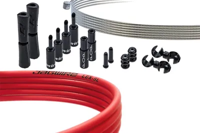 Produktbild von JAGWIRE Pro Shift Kit PCK504 Schaltzugset Set Aussenhülle Innenzug Rot