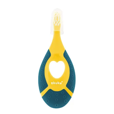 Image de AKUKU Brosse à dents 0-2 ans VERT