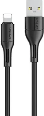 Obrázok produktu pre Usams Kábel U68 Lightning 2A Rýchle Nabíjanie 1M Čierna/Čierna Sj500Usb01 (Us-Sj500)