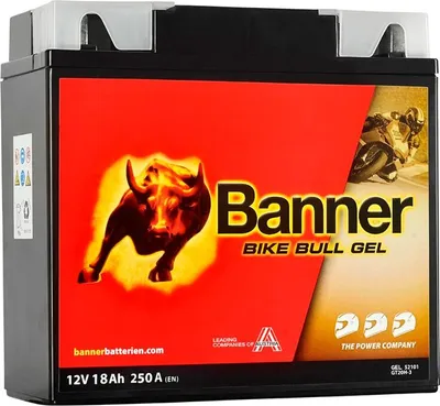 Produktbild von Banner Bike Bull GEL 52101, 12V 19Ah, Wartungsfreie Batterie für Motorräder