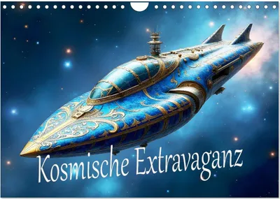 Produktbild von Kosmische Extravaganz (Wandkalender 2026 DIN A4 quer), CALVENDO Monatskalender
