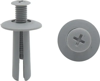 Produktbild von 20 Stücke Auto Kunststoff Nieten Spritzschutz Stoßstange Kotflügel Befestigungsclip Grau 8mm