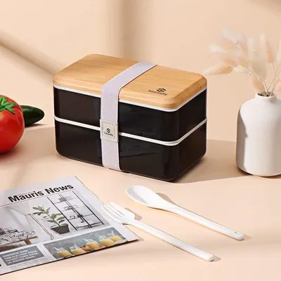 Produktbild von Famanu Lunchbox - Praktische Bento-Box mit Saucehalter