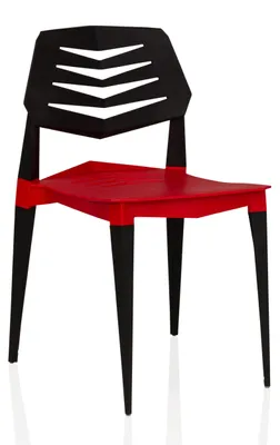 Produktbild von hjh LIVING Outdoor Stuhl Stuhl wetterfest Flecharo Kunststoff Gartenstuhl, wetterfester Stuhl für Garten Terrasse Balkon