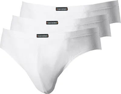 Zdjęcie produktu dla Ceceba Briefs 3-pack, Kolor:biały, Rozmiar:3XL, Dokładny kolor:biały 2670-1000