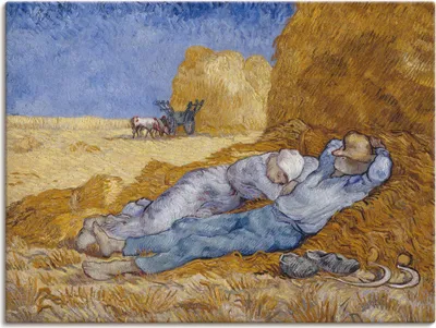 Produktbild von ARTland Leinwandbild Mittagsrast Größe: 40x30 cm