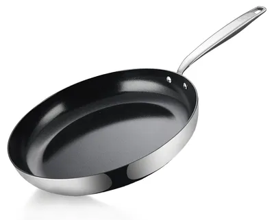 Bratpfanne 28 cm, Keramik-Antihaft, PFAS-frei, Induktion, Schwarz