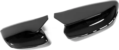 Image de Coques de rétroviseurs Boîtier de rétroviseur Noir brillant pour BMW G11 G12 G30