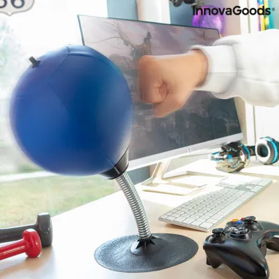 Produktbild von Aufblasbarer Anti-Stress-Boxsack für den Schreibtisch Hittres InnovaGoods
