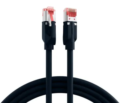 Produktbild von EFB RJ45 Patchkabel S/FTP,Cat.6A,TM21,UC900,3m,schwarz
