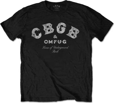 Produktbild von CBGB - Classic Logo Uni X-Large T-Shirt - Schwarz