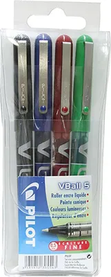 Image de PILOT Rollerball VBALL VB 5 Etui de 4