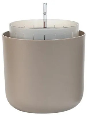Obrázok produktu pre PLASTIA s.r.o. Samozavlažovací kvetináč Tolita Air, sivý, priemer 19 cm