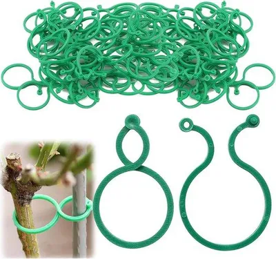 Produktbild von Famanu Pflanzenclips für Kletterpflanzen - Wiederverwendbare, wetterfeste Pflanzenstützclips