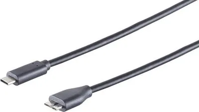 Produktbild von USB Kabel, 3.1 C-Stecker - 3.0 Micro B-St., 1,0m
