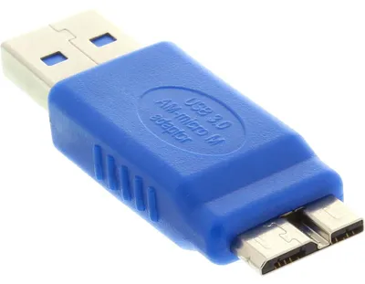 Imagen del producto de Adaptador USB 3.0 InLine® 35300O, conector tipo A a conector Micro B