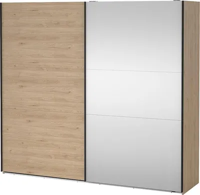 Produktbild von Como Schiebetürenschrank 2 Türen 245x220cm Eiche Nachbildung.