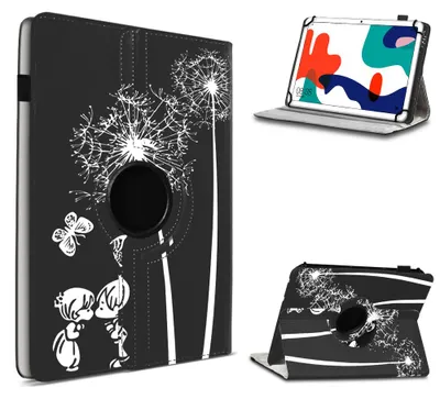 Produktbild von Tablet Hülle für Huawei MatePad T10 / T10s Tasche Schutzhülle Case Cover DrehbarFarbe 360 Uni:Motiv 12