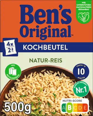 Produktbild von BEN'S ORIGINAL™ Natur-Reis im Kochbeutel 500g