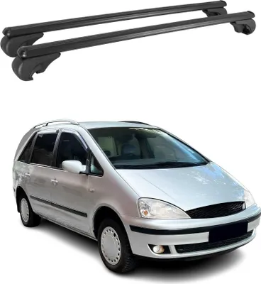 Produktbild von Dachträger für Ford Galaxy 1995-2006 Gepäckträger Grundträger Alu Schwarz 2x