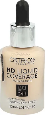 Produktbild von CATRICE HD Liquid Coverage, Tropfflasche, Flüssigkeit, Universal, Mattierend, Alle Hauttöne, Beige