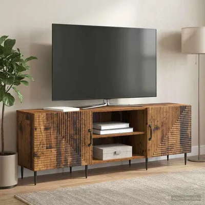Obrázok produktu pre Maison Exclusive – TV skrinka, 150 x 31 x 50 cm, materiál: drevotrieska s povrchovou úpravou imitujúcou staré drevo