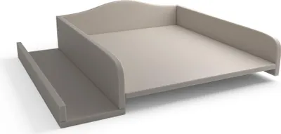 Produktbild von regalik Wickelaufsatz für Waschmaschine – Wickelauflage 60x70 cm – Laminierte Holzplatte – Kaschmir – 82x72x10 cm – Sicherer & Platzsparender Wickeltischaufsatz