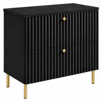 Obrázek produktu pro Koupelnová stojící skříňka s deskou o šířce 80 cm, Obrázek vytvořený pomocí AI