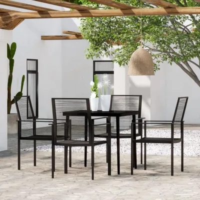 Image de Jardin Ensemble de salle à manger en acier Set de table