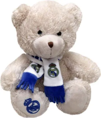 Produktbild von Real Madrid Bä r mit Schal Plü schtier 20cm