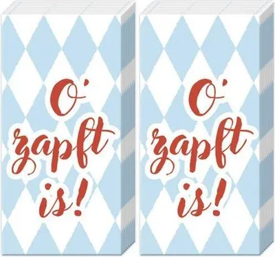 Produktbild von 2x 10 Taschentücher O zapft is