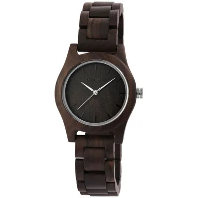 Produktbild von Excellanc Damen Uhr Holz Gliederarmband 1800156-002 Holzuhr dunkelbraun
